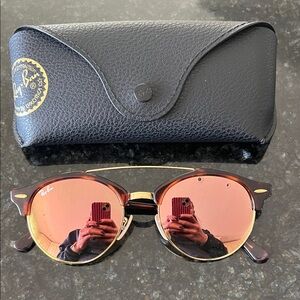 Ray-Ban RB 4346 Tortoise and Gold Sunglasses